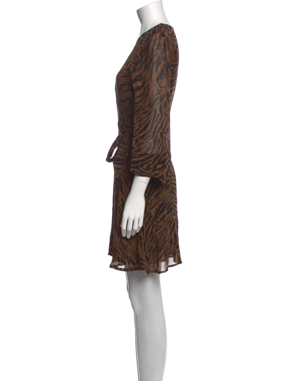 Ganni Animal Print Mini Dress - image 2