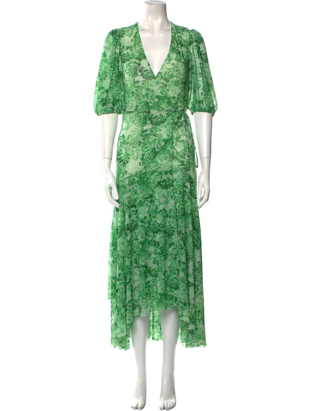 Ganni Floral Print Long Dress - image 1