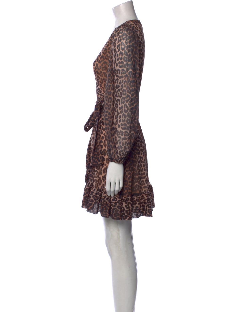 Ganni Animal Print Mini Dress - image 2