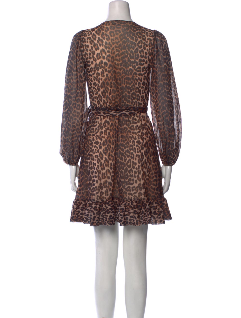 Ganni Animal Print Mini Dress - image 3
