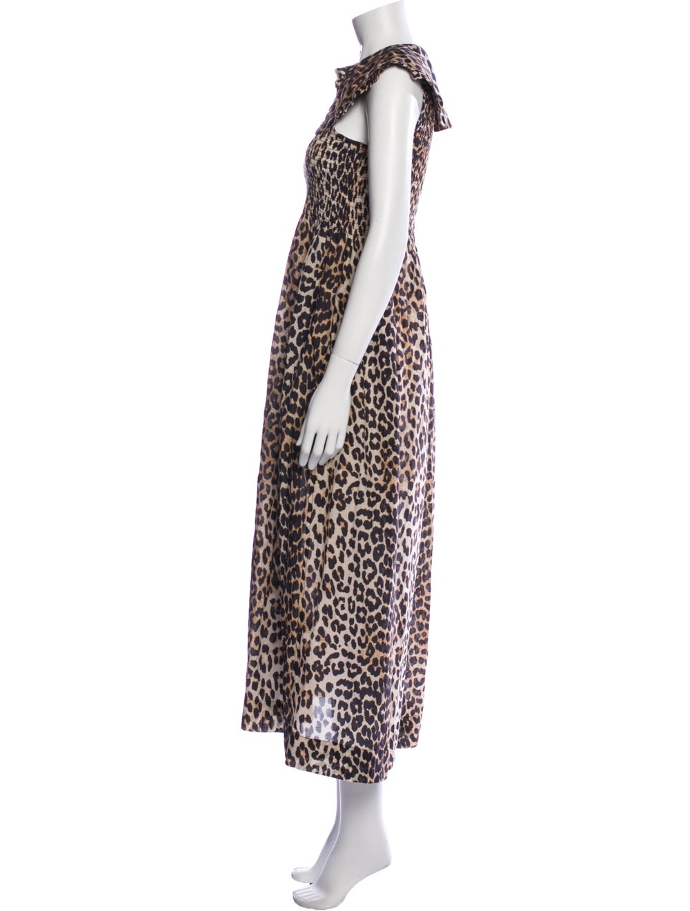 Ganni Animal Print Long Dress - image 2