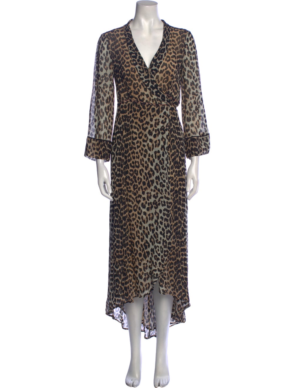 Ganni Animal Print Long Dress w/ Tags - image 1