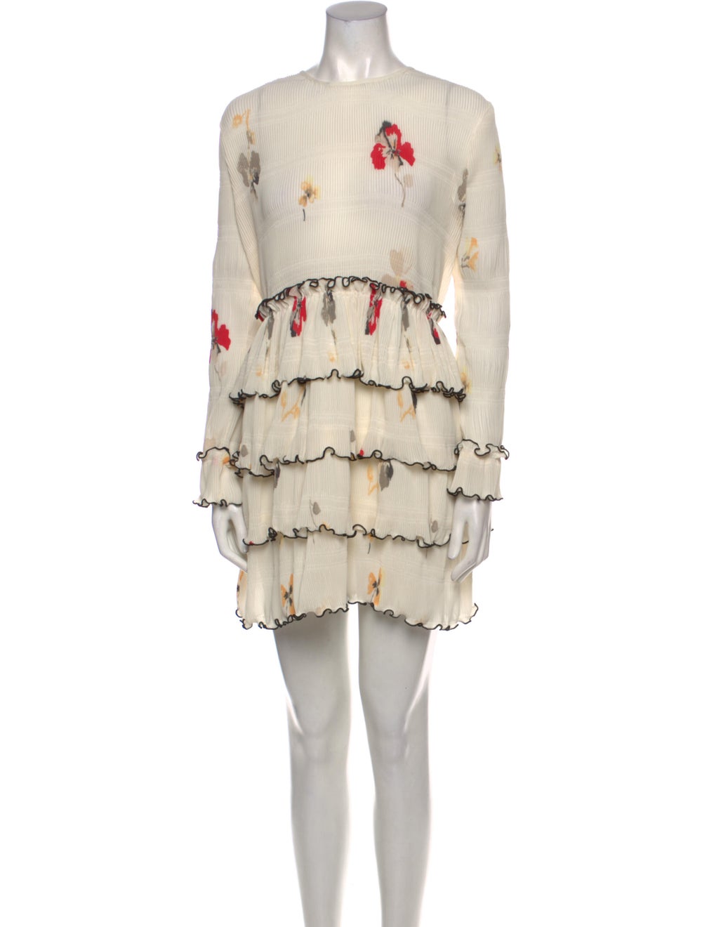 Ganni Printed Mini Dress - image 1