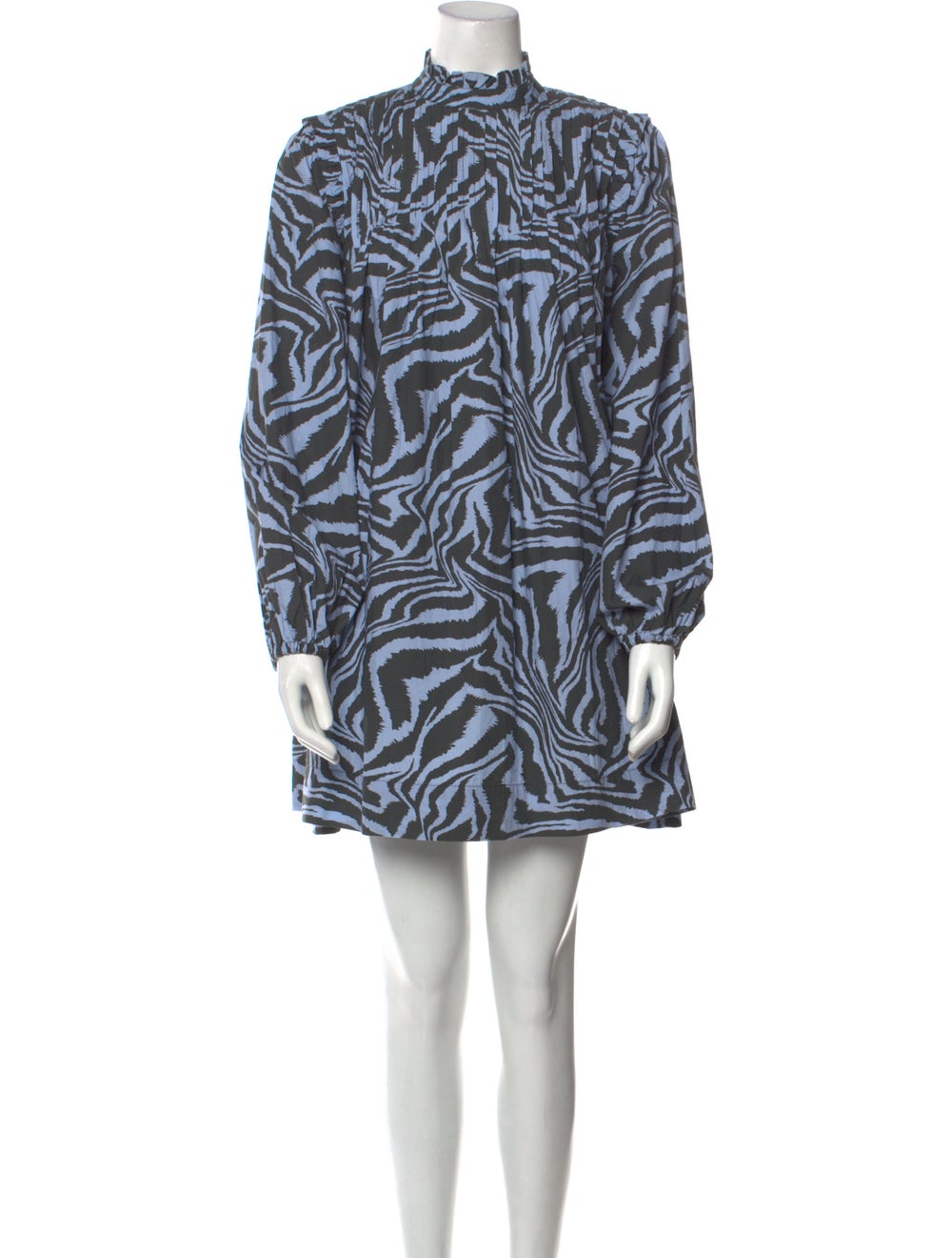 Ganni Printed Mini Dress - image 1