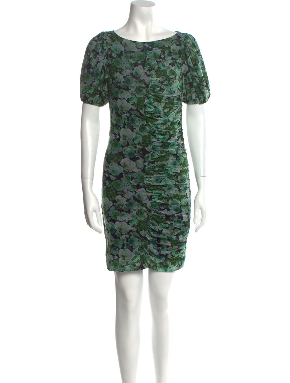 Ganni Printed Mini Dress - image 1