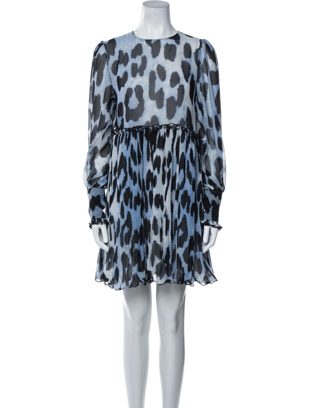 Ganni Animal Print Mini Dress - image 1