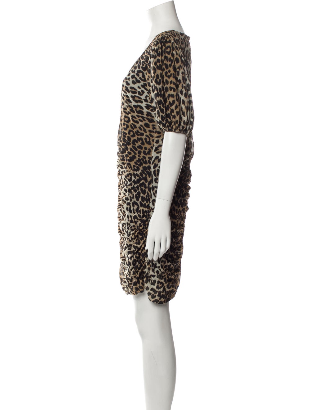 Ganni Animal Print Mini Dress w/ Tags - image 2