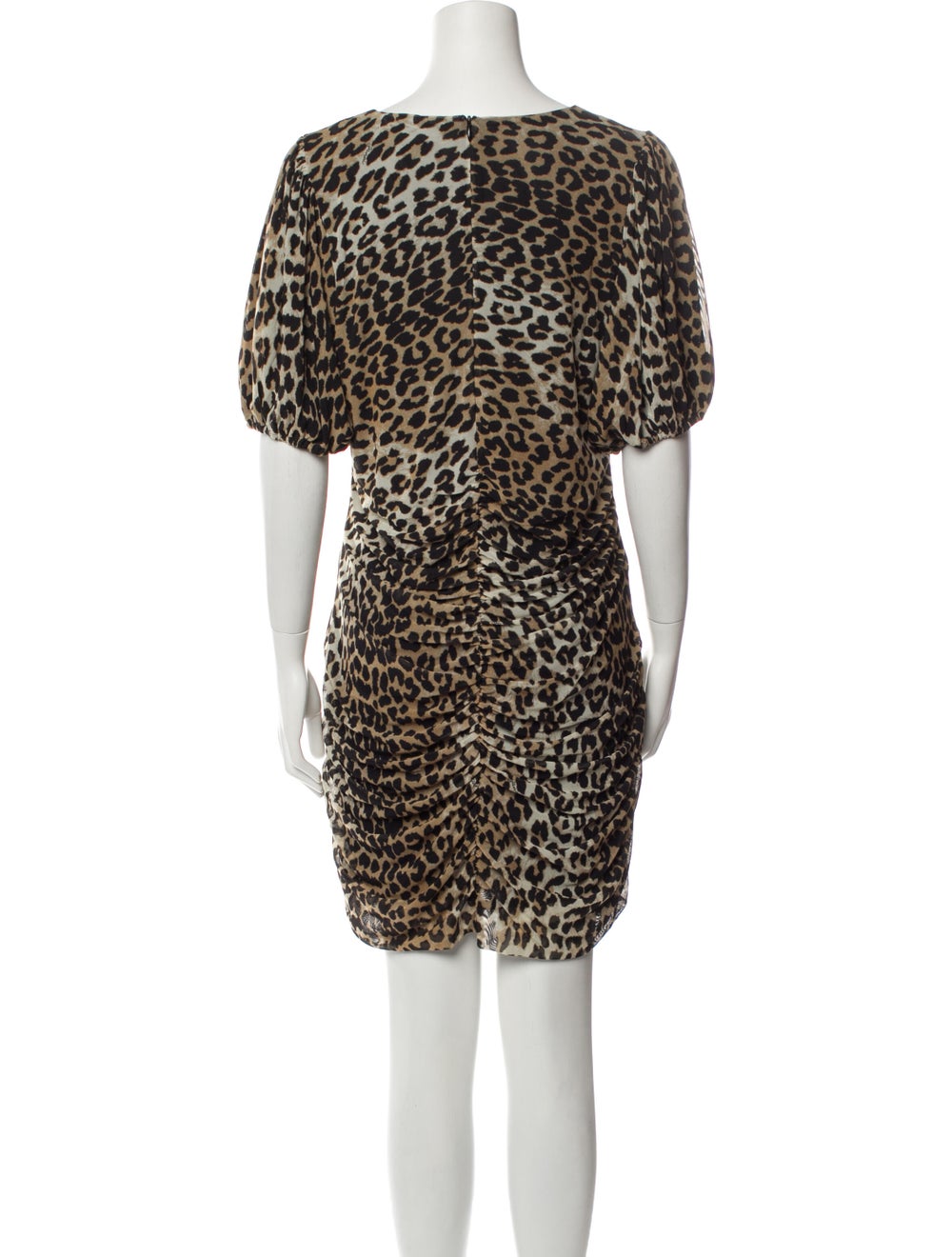 Ganni Animal Print Mini Dress w/ Tags - image 3