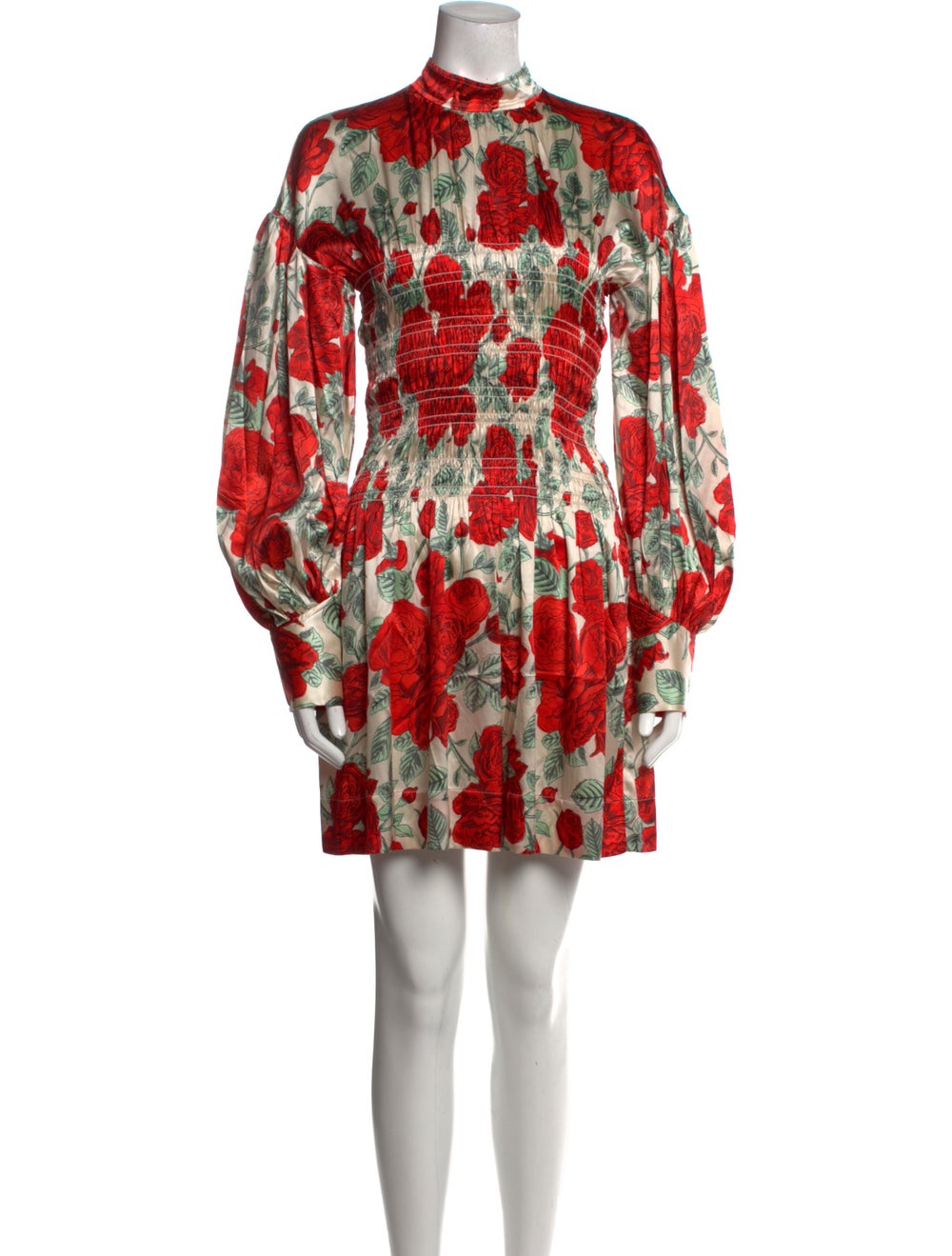 Ganni Silk Mini Dress - image 1