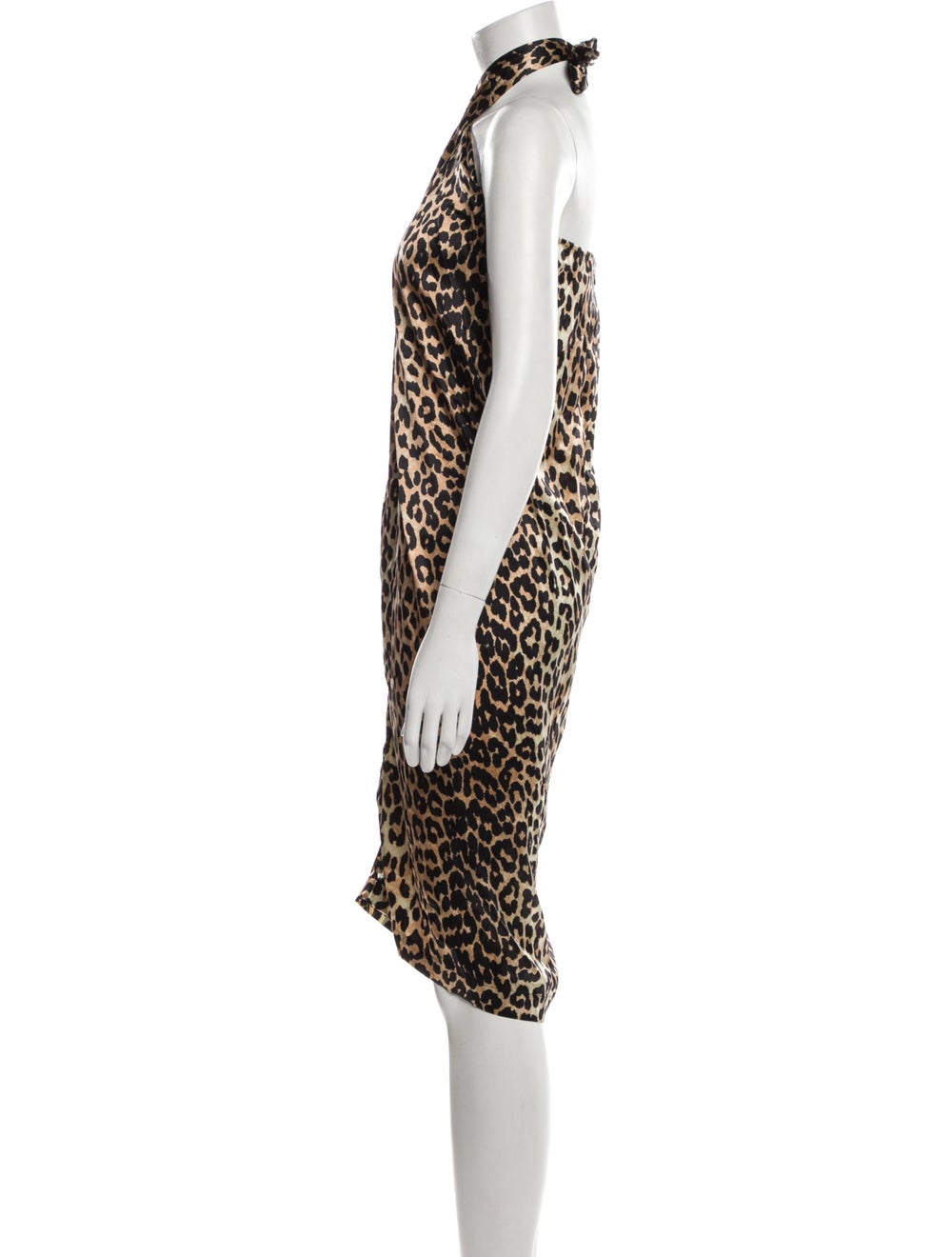 Ganni Animal Print Mini Dress - image 2