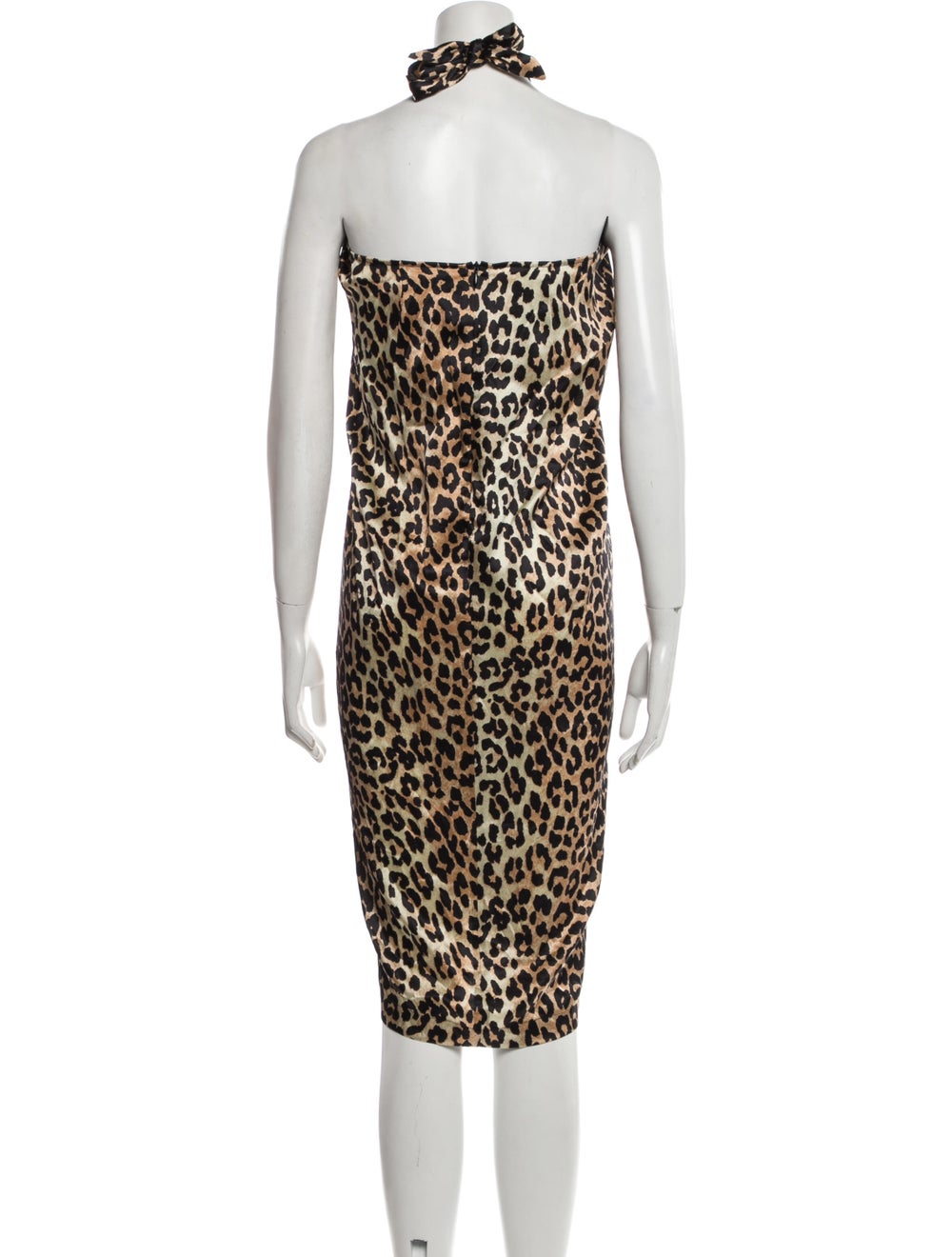 Ganni Animal Print Mini Dress - image 3