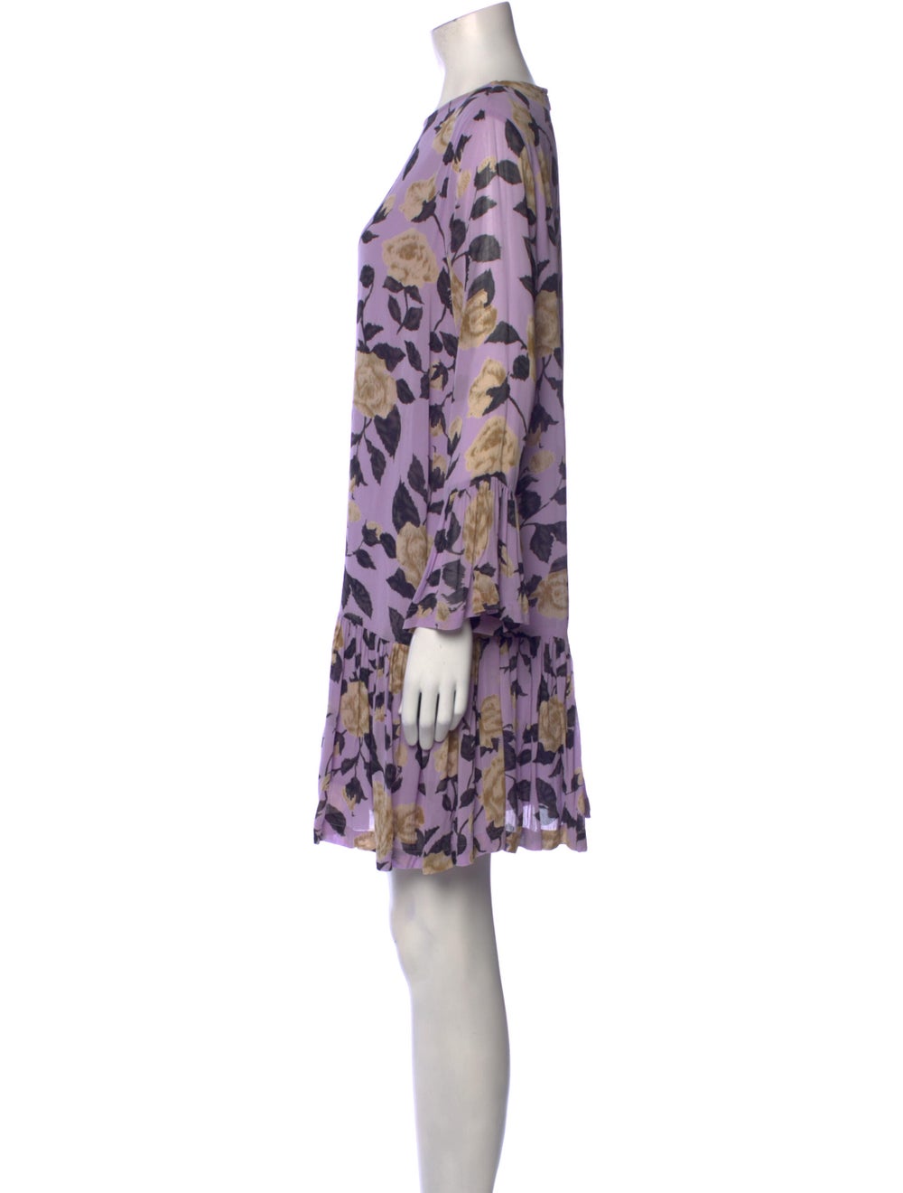 Ganni Floral Print Mini Dress - image 2