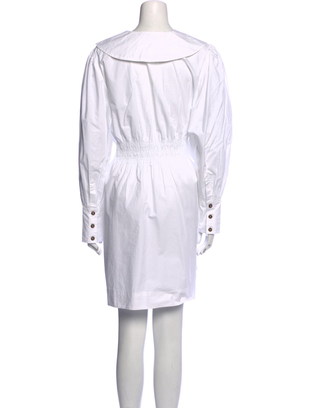 Ganni V-Neck Mini Dress - image 3