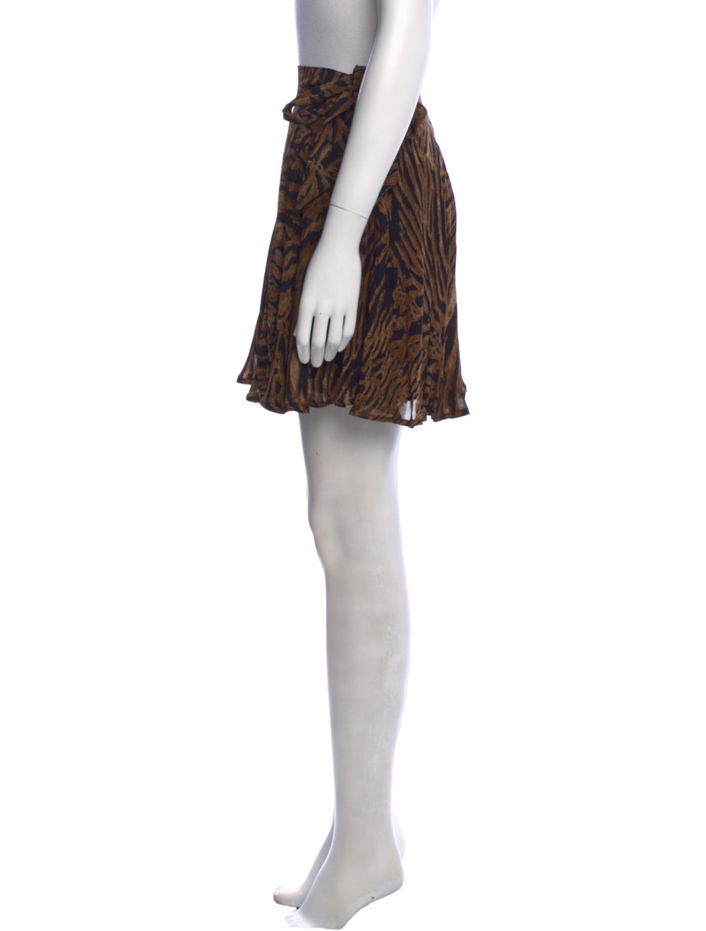 Ganni Animal Print Mini Skirt - image 2