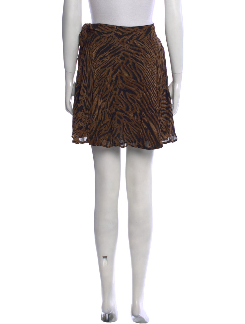 Ganni Animal Print Mini Skirt - image 3