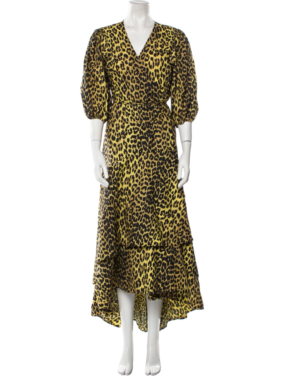 Ganni Animal Print Long Dress w/ Tags - image 1
