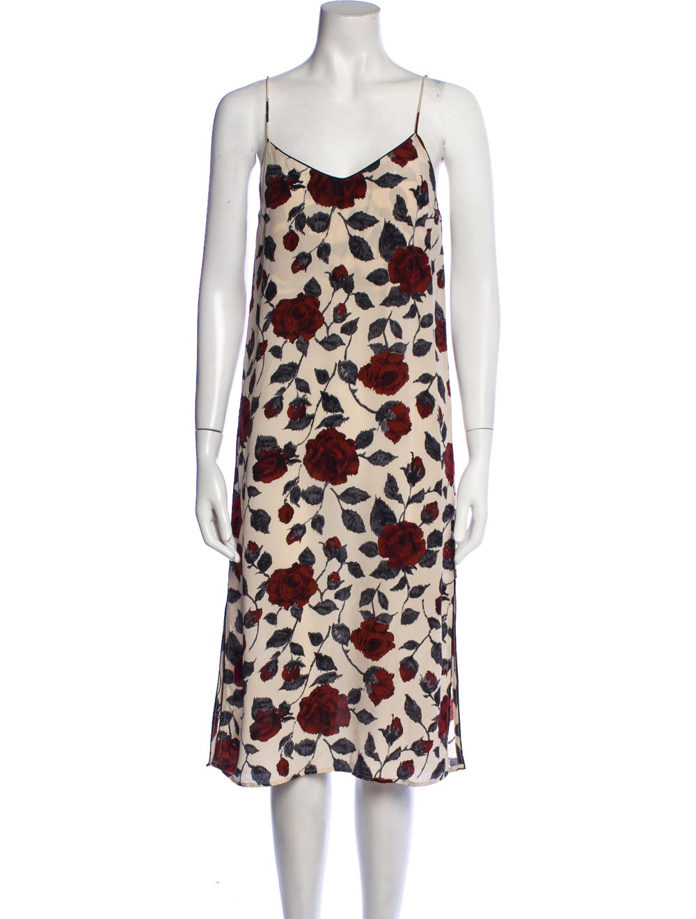 Ganni Silk Midi Length Dress - image 1
