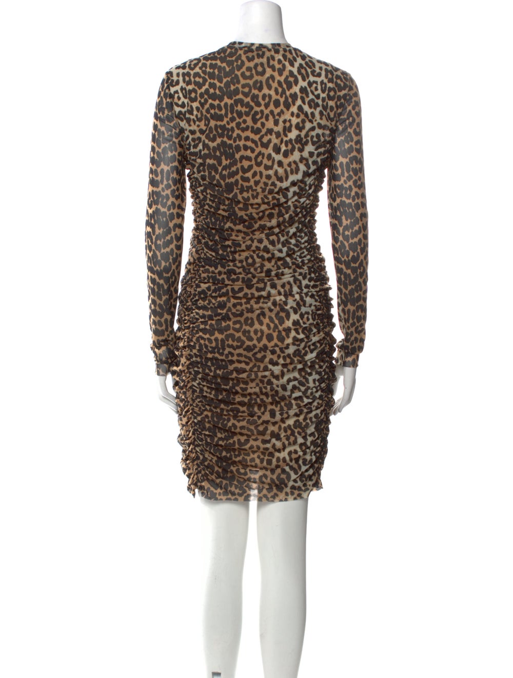 Ganni Animal Print Mini Dress - image 3