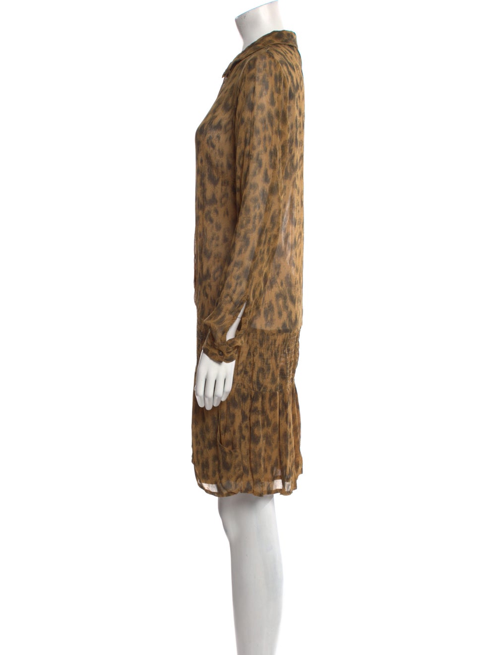 Ganni Animal Print Mini Dress - image 2