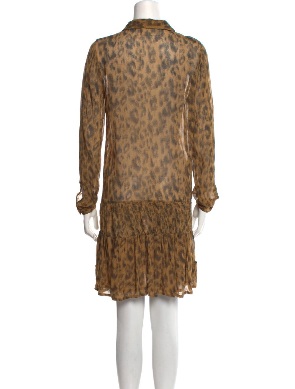Ganni Animal Print Mini Dress - image 3