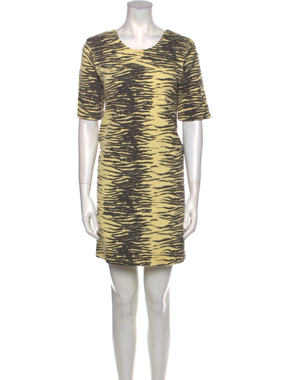Ganni Animal Print Mini Dress - image 1