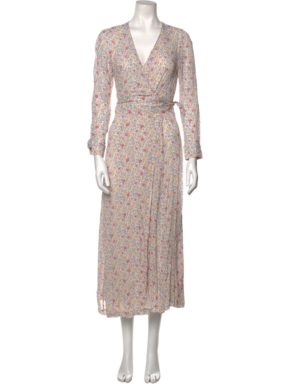 Ganni Floral Print Long Dress - image 1