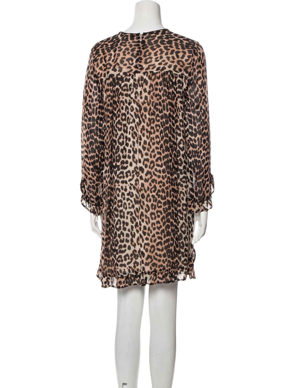 Ganni Animal Print Mini Dress - image 3