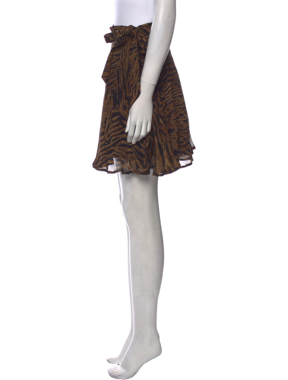Ganni Animal Print Mini Skirt - image 2