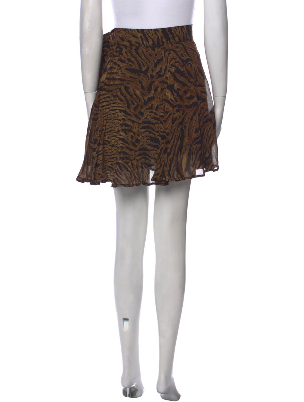 Ganni Animal Print Mini Skirt - image 3