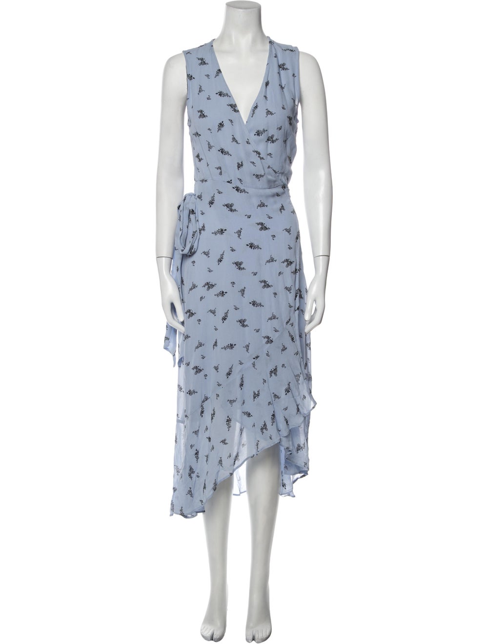 Ganni Floral Print Long Dress - image 1