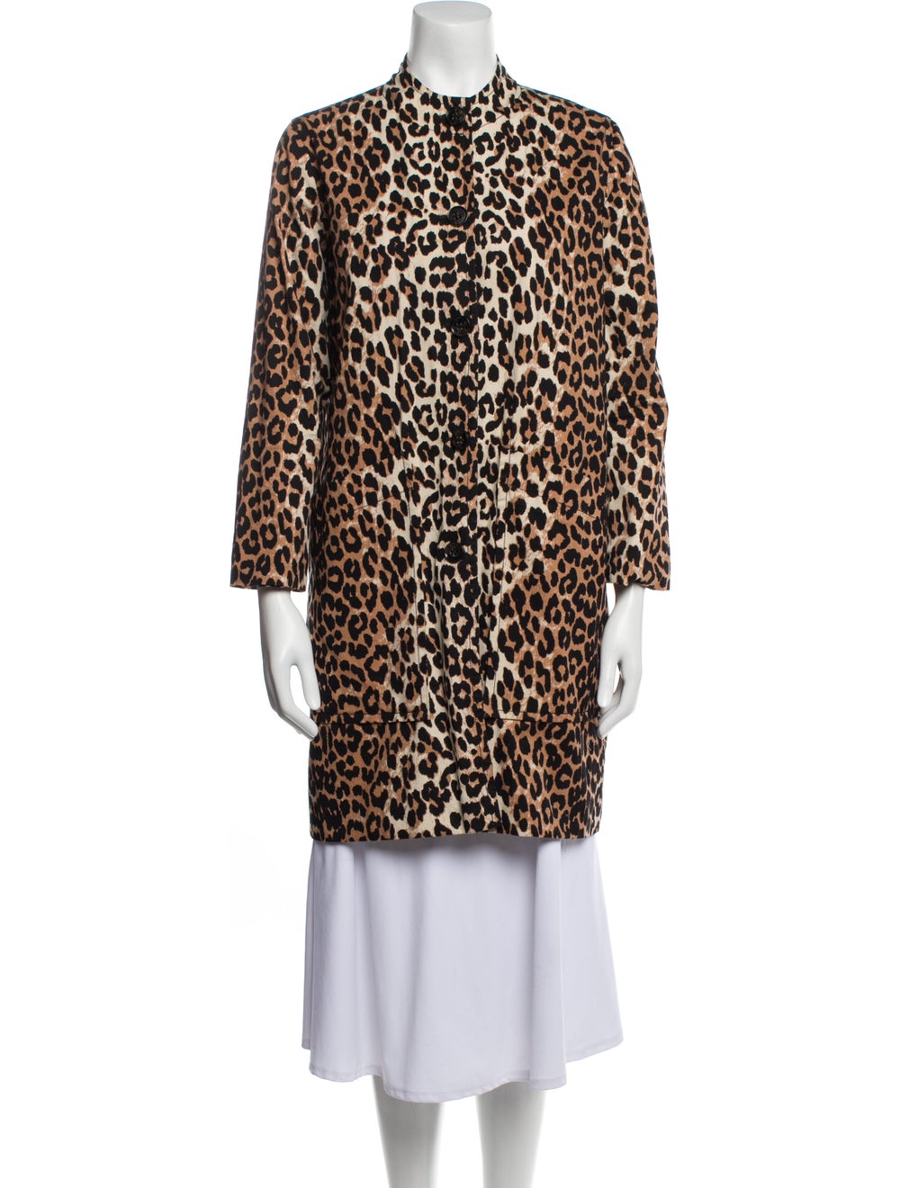 Ganni Animal Print Coat - image 1