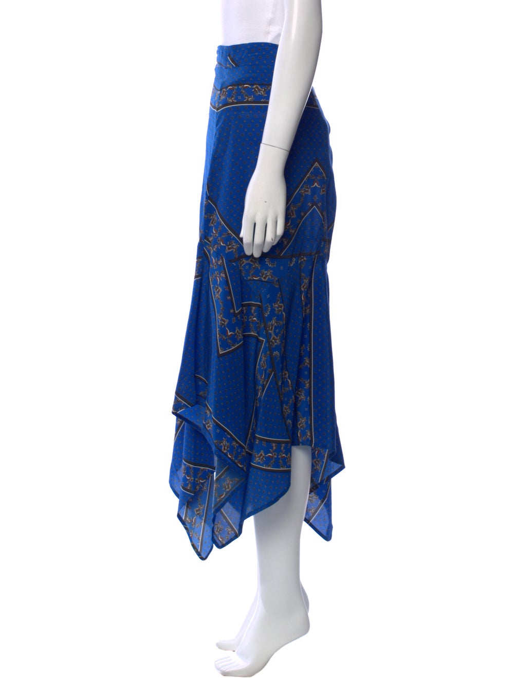 Ganni Silk Midi Length Skirt - image 2