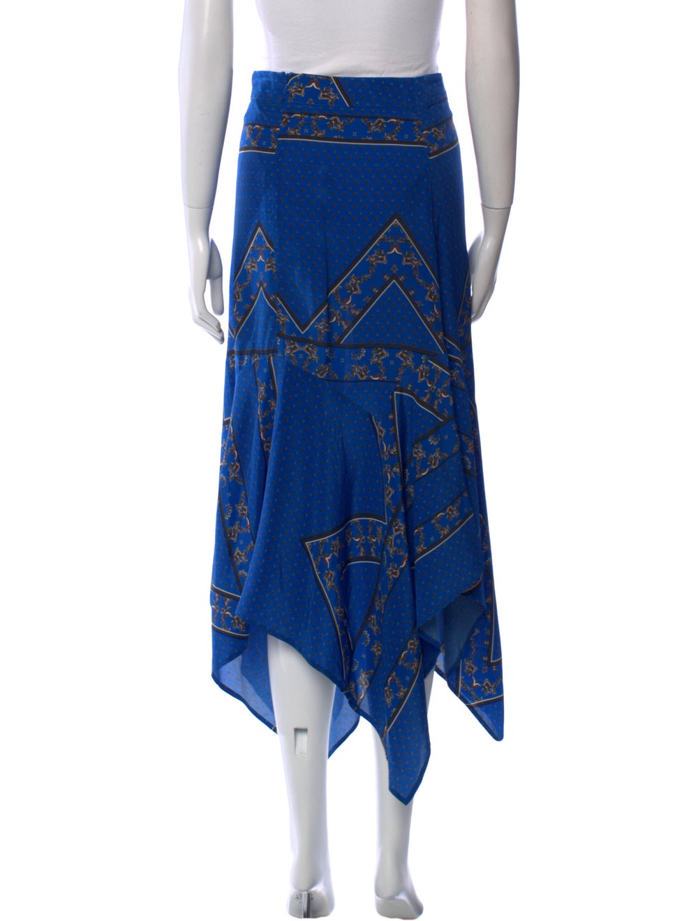 Ganni Silk Midi Length Skirt - image 3