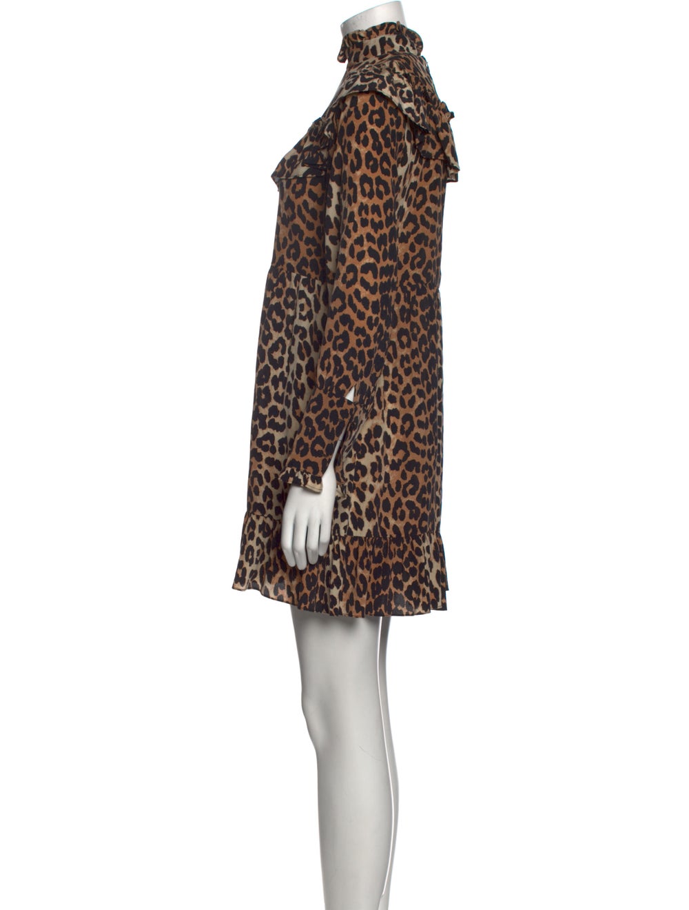Ganni Animal Print Mini Dress - image 2