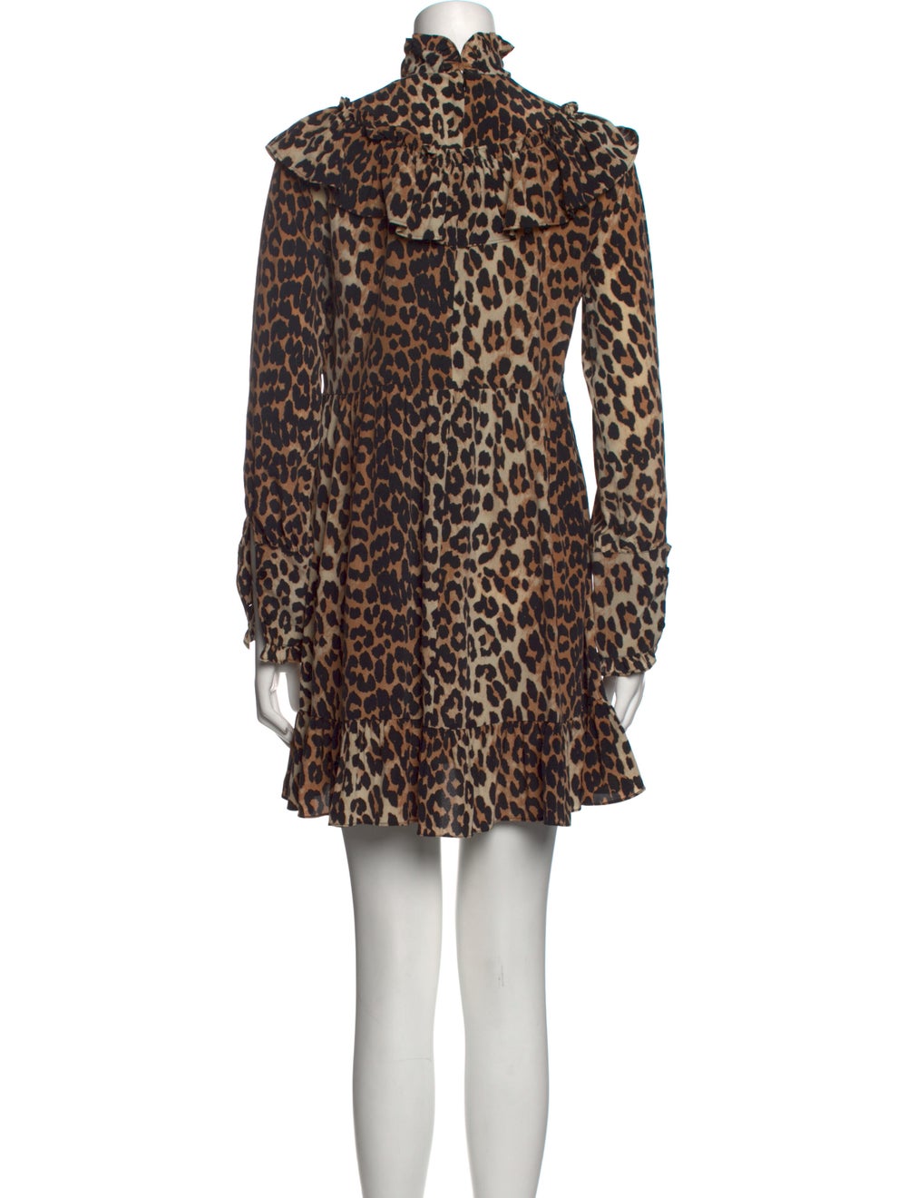 Ganni Animal Print Mini Dress - image 3