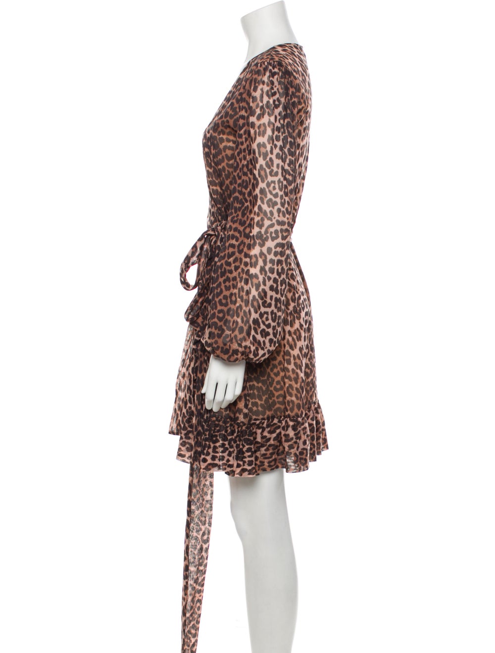 Ganni Animal Print Mini Dress - image 2