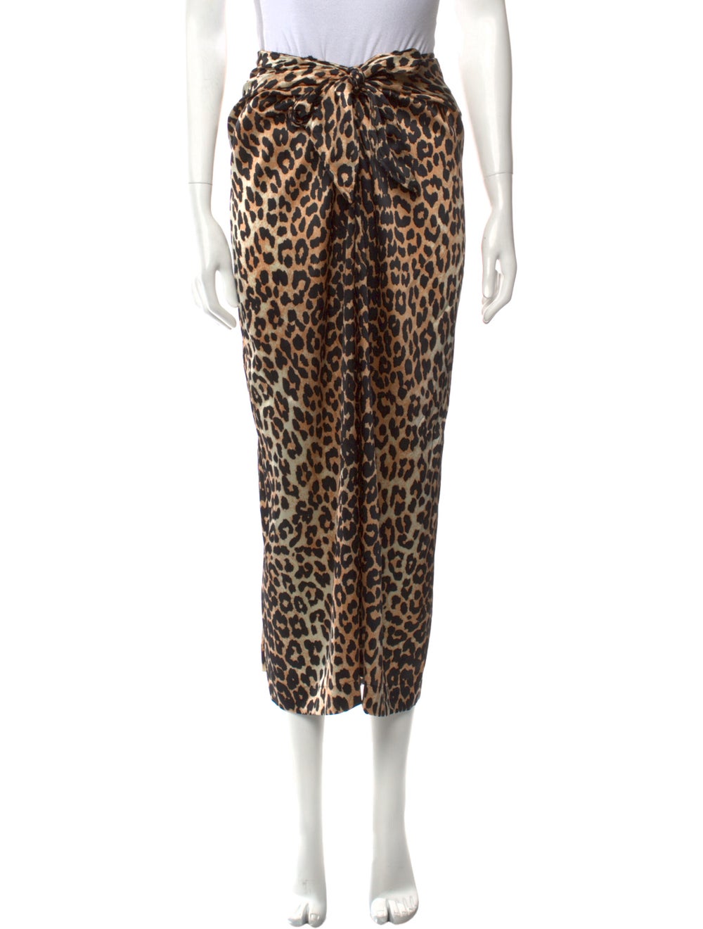 Ganni Silk Midi Length Skirt w/ Tags - image 1