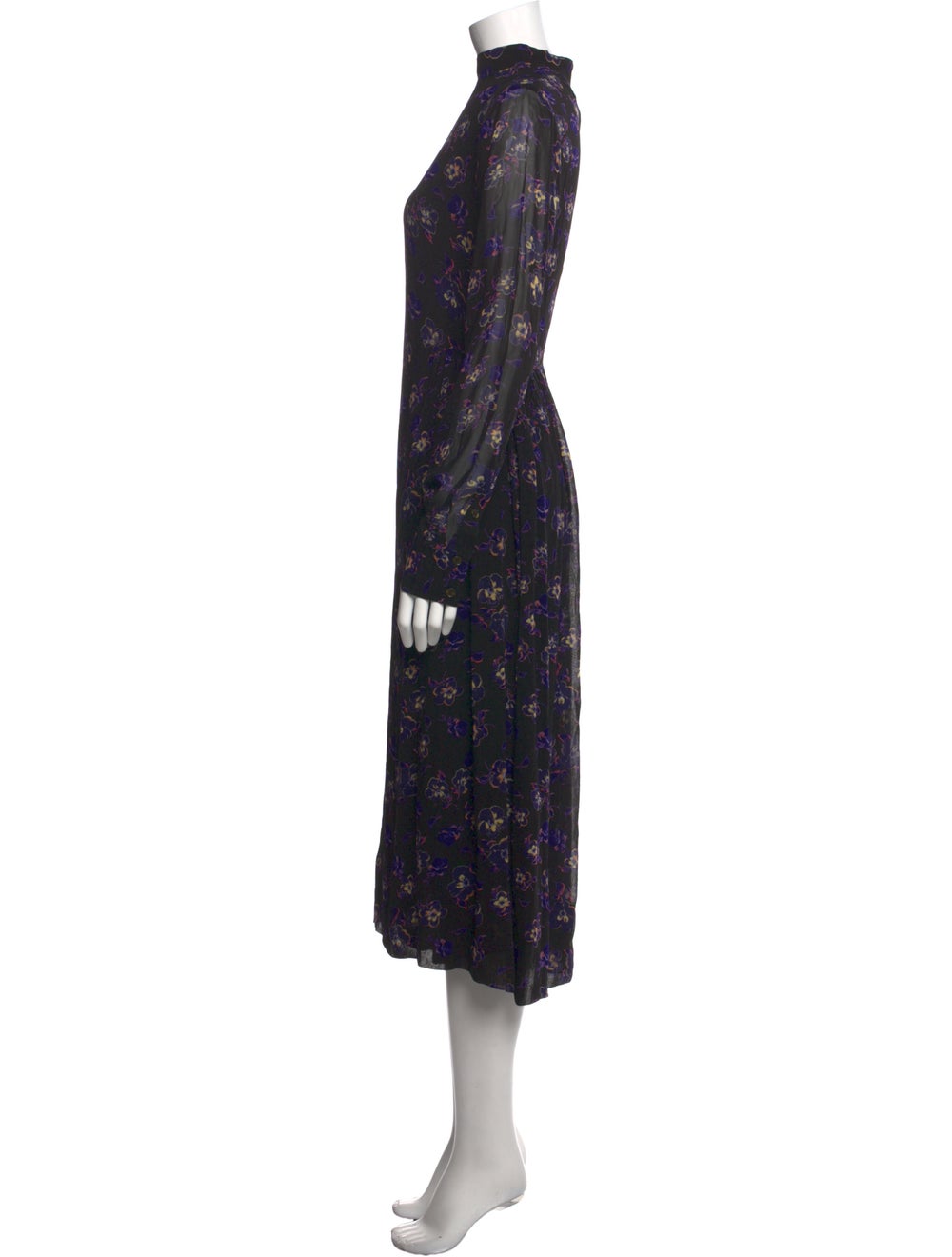 Ganni Floral Print Midi Length Dress - image 2