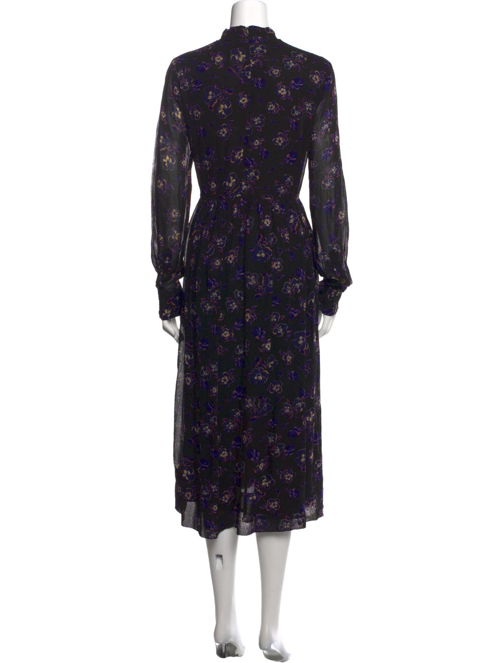 Ganni Floral Print Midi Length Dress - image 3