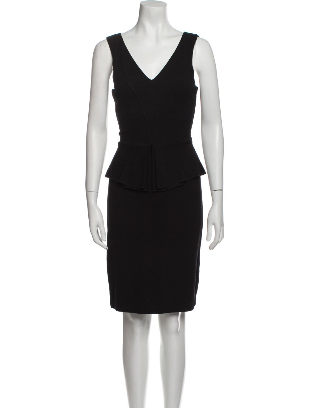 Ganni V-Neck Mini Dress - image 1