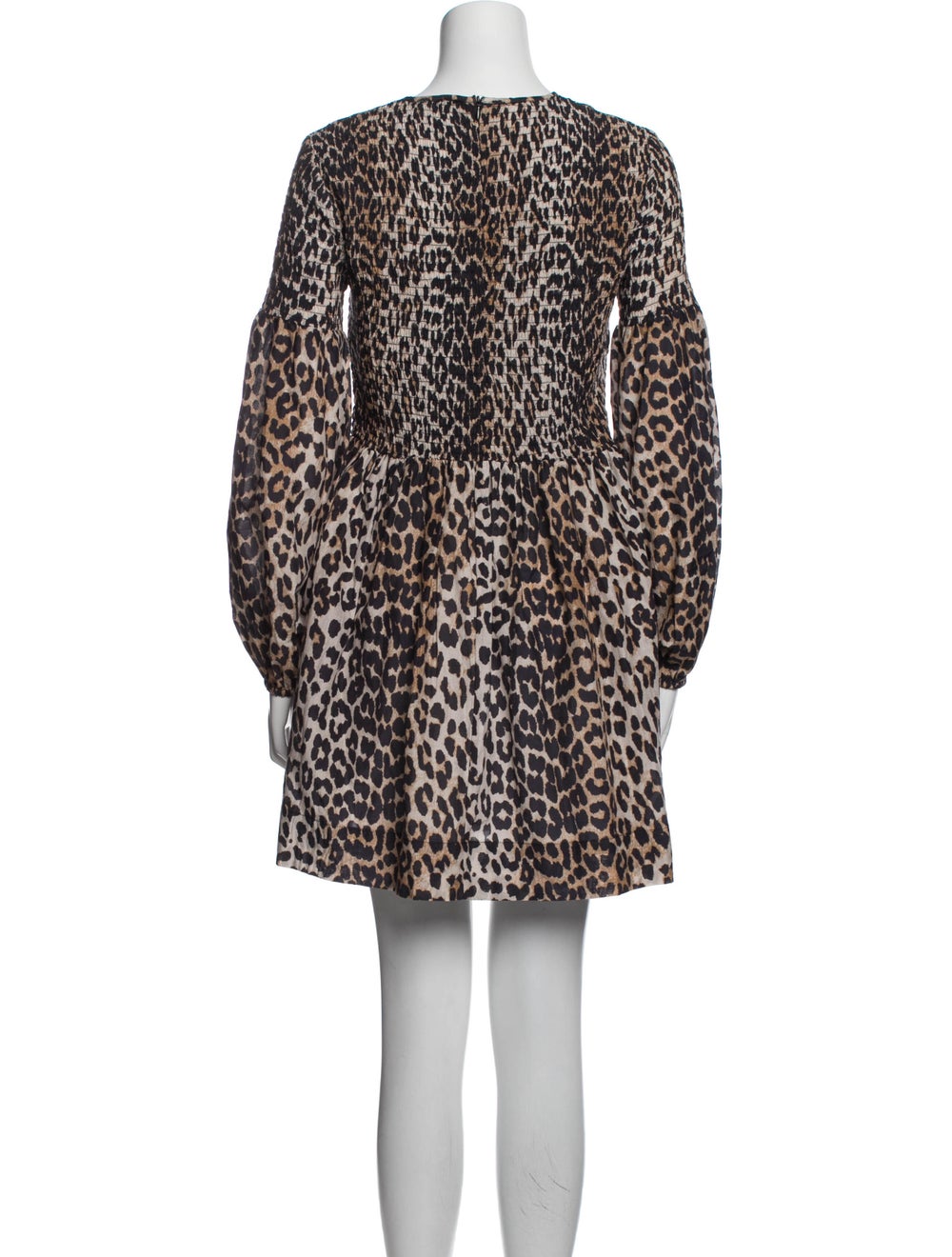 Ganni Animal Print Mini Dress - image 3