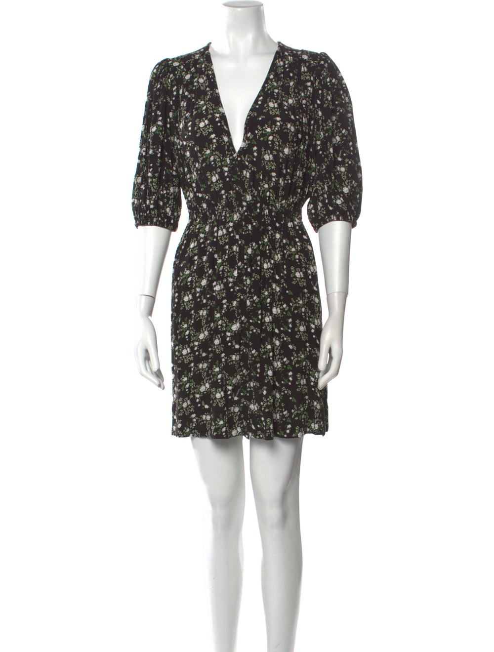 Ganni Floral Print Mini Dress - image 1