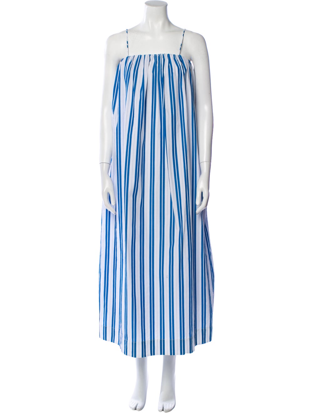 Ganni Plaid Print Long Dress w/ Tags - image 1