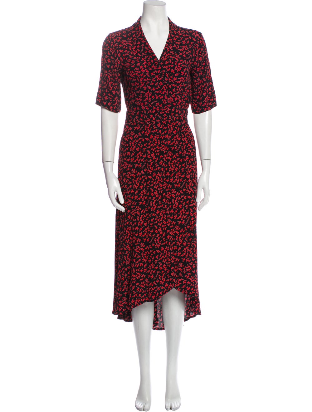 Ganni Floral Print Long Dress - image 1