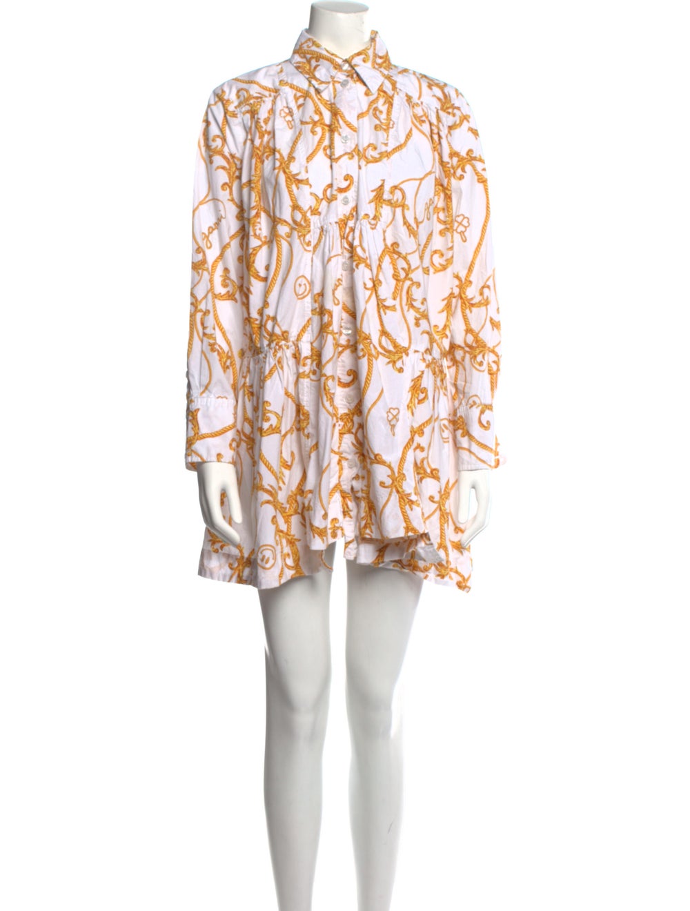 Ganni Printed Mini Dress - image 1