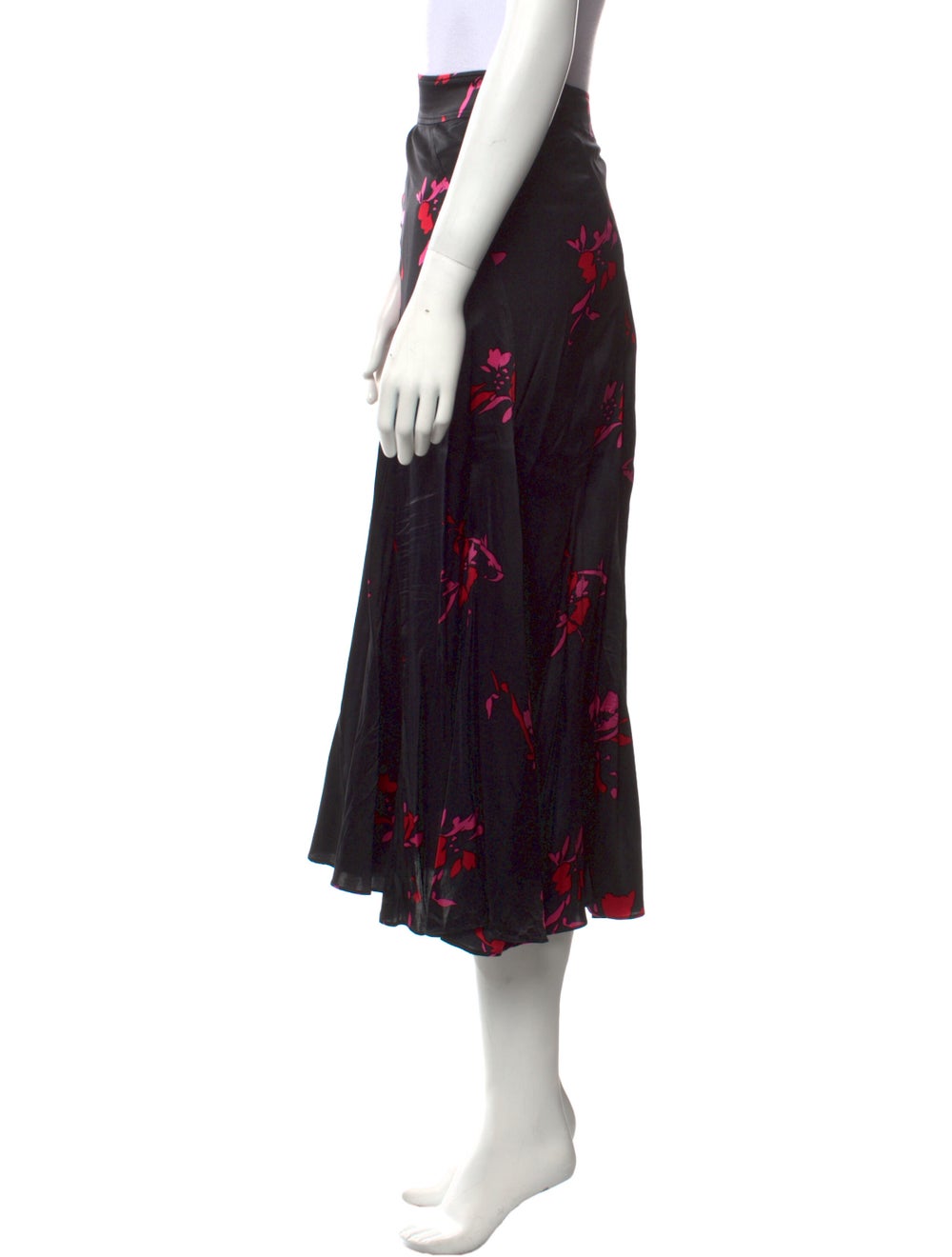 Ganni Silk Midi Length Skirt - image 2