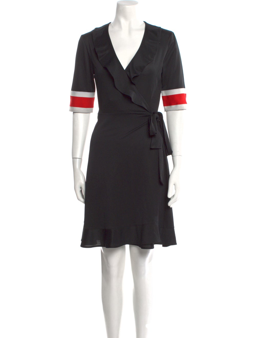 Ganni V-Neck Mini Dress - image 1