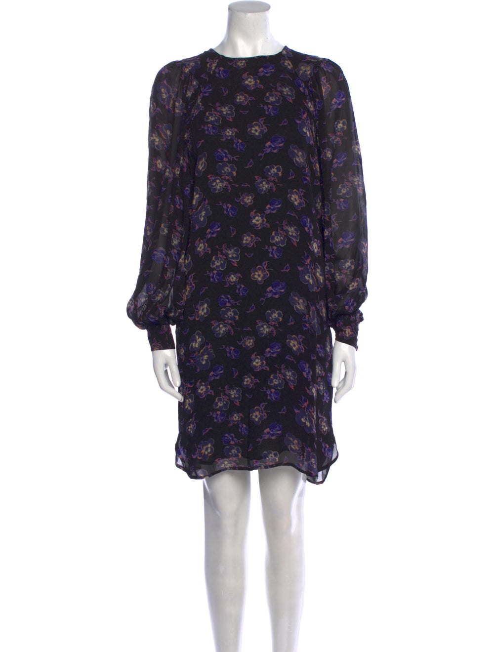 Ganni Floral Print Mini Dress - image 1