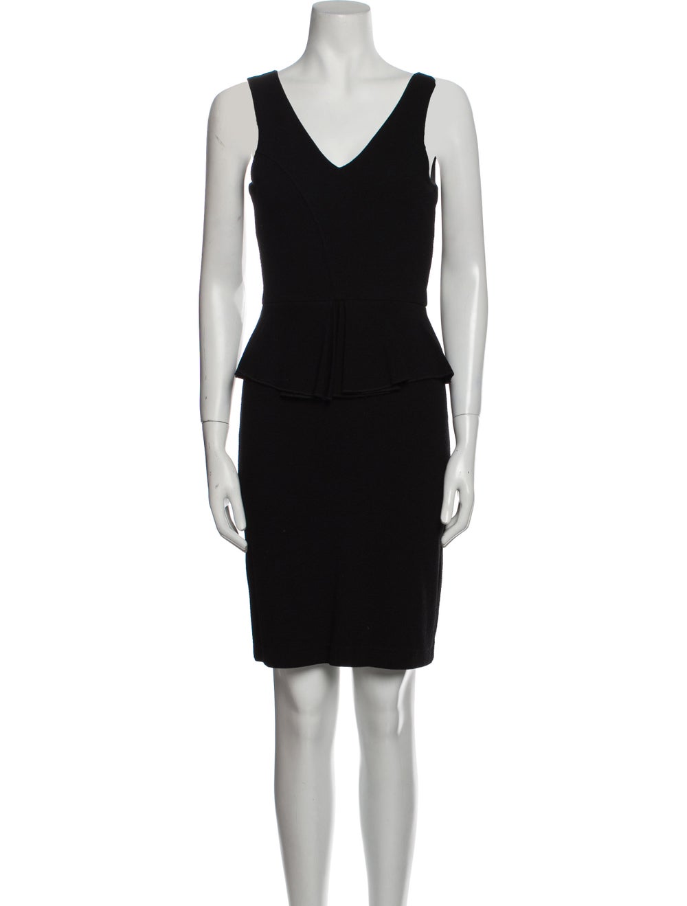 Ganni V-Neck Mini Dress - image 1