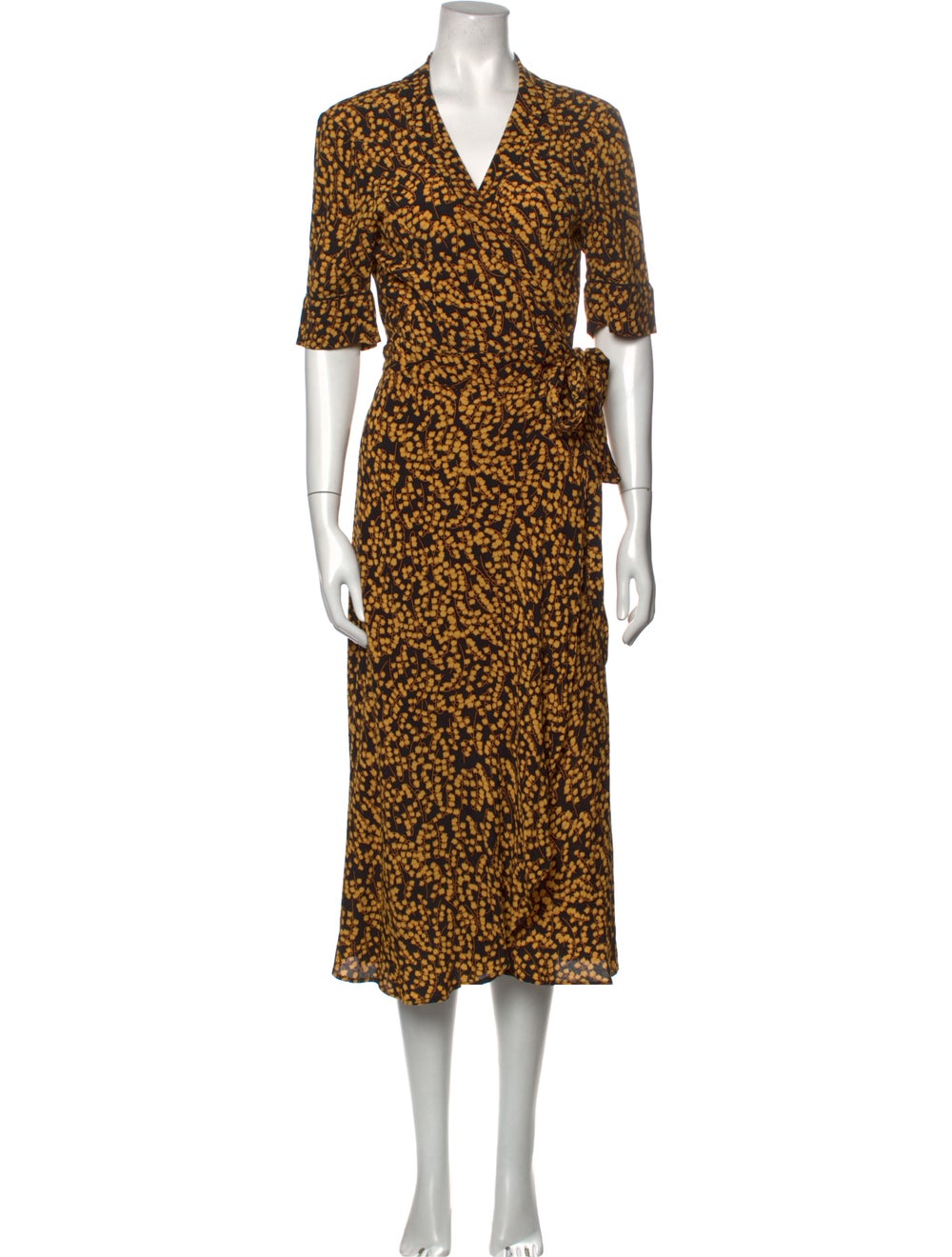 Ganni Floral Print Long Dress - image 1